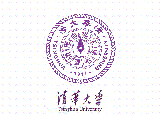 logo 旋转 清华大学 紫色