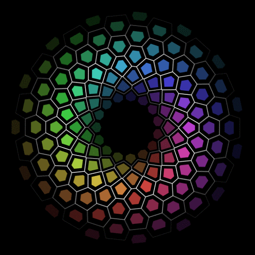 循环 loop 彩色 几何