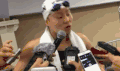 傅园慧 采访 墨镜 逗比