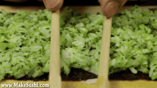 寿司 sushi food 步骤 一次性筷子 紫菜 熊猫 制作过程
