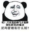 熊猫人 大笑 自恋 哎只有我的帅气才能抵制住群里的骚动尼玛管理有什么用