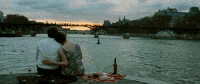 Cinemagraph 情侣 依偎 美景
