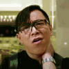 soogif soogif出品 黄渤 捂脖子 why