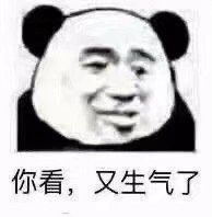 暴漫 熊猫头 你看 又生气了 搞怪 逗