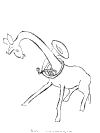 长颈鹿 卡通 动画 乐器 叫 惊讶的 搞笑 giraffe