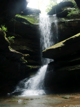瀑布 自然 风景 流水