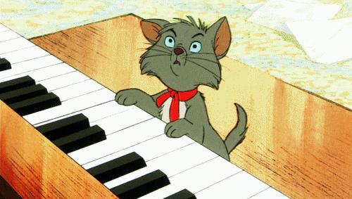 Tumblr 迪士尼 钢琴 那 凯蒂猫