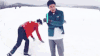 胡歌 霍建华 雪山 雪球