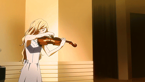 小提琴 美女 动漫 二次元