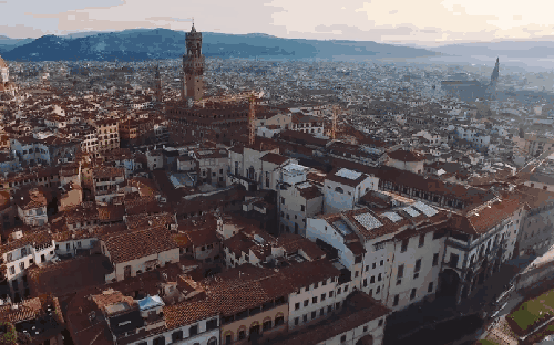 俯瞰 城市 弗罗伦萨 意大利 纪录片