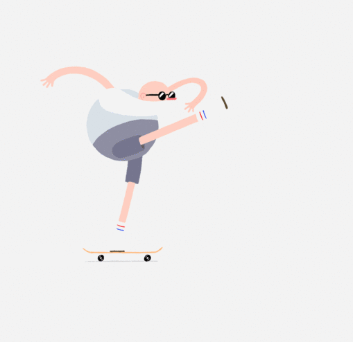 创意 滑板 滑滑板 老头