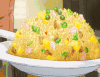 炒饭 鲜艳 大盘 米饭