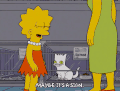 辛普森一家 美国卡通 Lisa 小猫