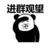 暴漫 文字表情包 进群观望 搞笑 逗 沙雕