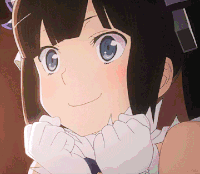 美少女 开心 眨眼 二次元