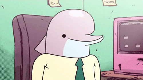 海豚 动画 有趣  搞笑