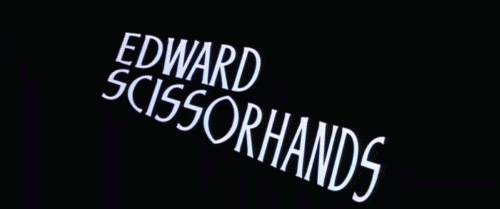 剪刀手爱德华 Edward Scissorhands movie logo 名字 题目 报幕 开场白 动画