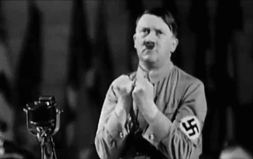 希特勒 黑白 历史 握拳