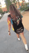 搞笑 美女 狂奔 尴尬 轻松时刻