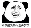 暴漫 文字表情包 成毅是我的你别做梦了 搞笑 逗 沙雕