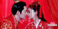 Angelababy 新婚 亲吻
