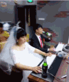 漂亮 新娘 独特 游戏 喝酒