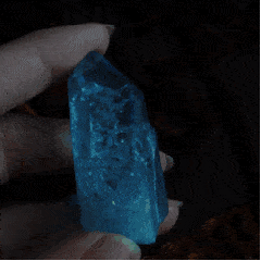 水晶 蓝色 漂亮 手指