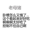 老母猪 文字 黑色 排列