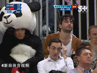 奥运会 伦敦奥运会 熊猫 观众 助威