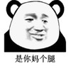 熊猫头 是你妈个腿 斗图 搞笑 猥琐