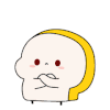 卡通 不想理你 搞笑 可爱