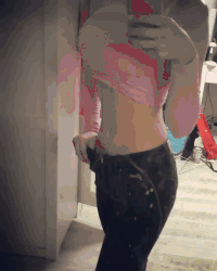 好身材 性感 镜子 奶子