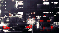 城市 夜晚 汽车 行人 街头 过马路