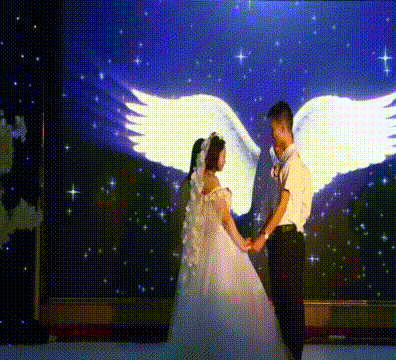 新婚 典礼 牵手 翅膀