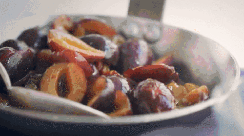Foodfilm 勺子 法国美食系列短片 蜜枣 覆盆子奶油冷饮