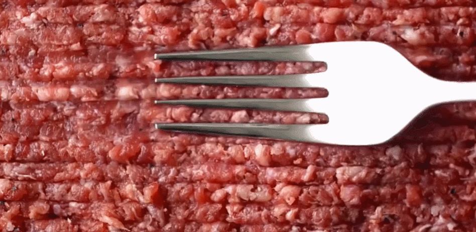 MS&FOODS 叉子 完美视觉冲击 料理 肉末