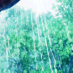 雨 下雨 卡通 二次元
