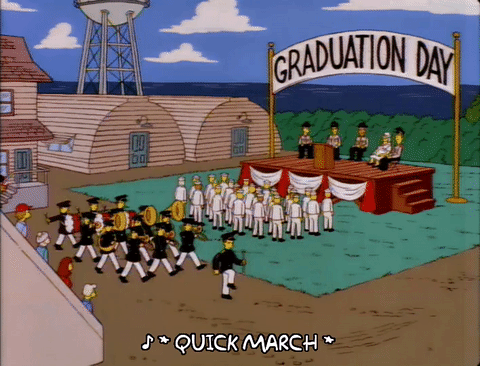 毕业  阶段 ,9 x19,军乐队, 造成毕业
