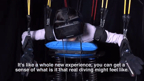 眼睛裂谷 潜水 媒体实验室  虚拟现实