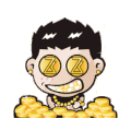 男人 金币 土豪 金牙