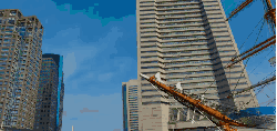 城市 帆船 日本 日本横滨城市风光 纪录片 蓝天 高楼