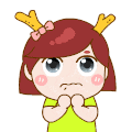 女孩儿 伤心 难过 注视