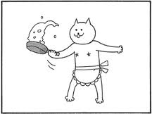 猫咪 厨艺 料理 手绘