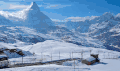 延时摄影 欧洲 雪山 风景