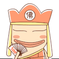 唐僧 扇扇子 微笑 钞票
