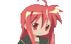 美少女 红发 点赞 大眼睛 跳舞