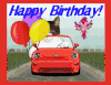 猫咪 开车 生日快乐 祝福 外国人