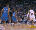 NBA 威斯布鲁克 扣篮 空中接力
