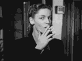 吸烟 电影 黑色和白色 经典 劳伦白考尔