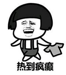 熊猫头 搞笑 文字表情包 魔性 天气热